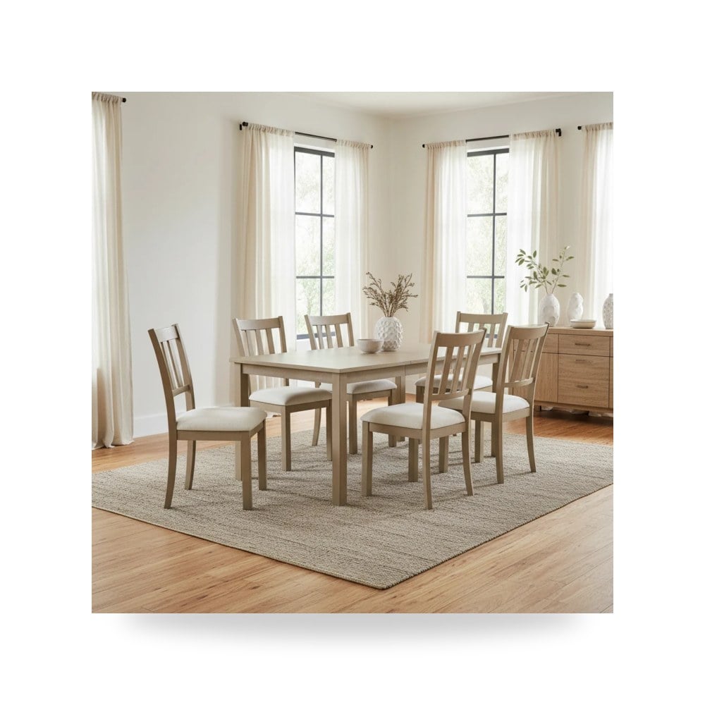 كرسي طعام فاخر - طقم غرفة طعام Ashley موديل D602 35Set1