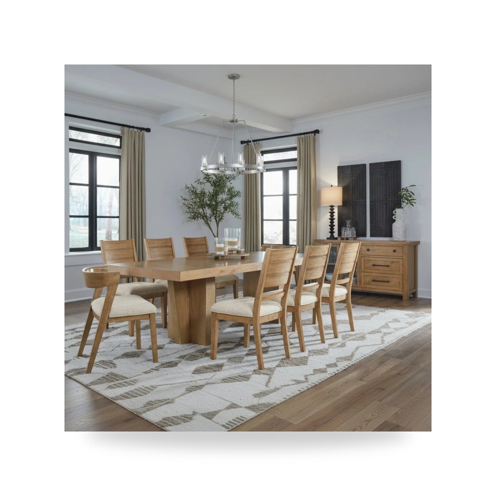 كرسي طعام فاخر - طقم غرفة طعام Ashley موديل D794 45Set1
