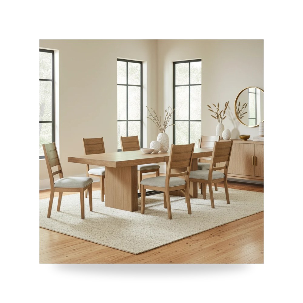 كرسي طعام فاخر - طقم غرفة طعام Ashley موديل D794 45Set2