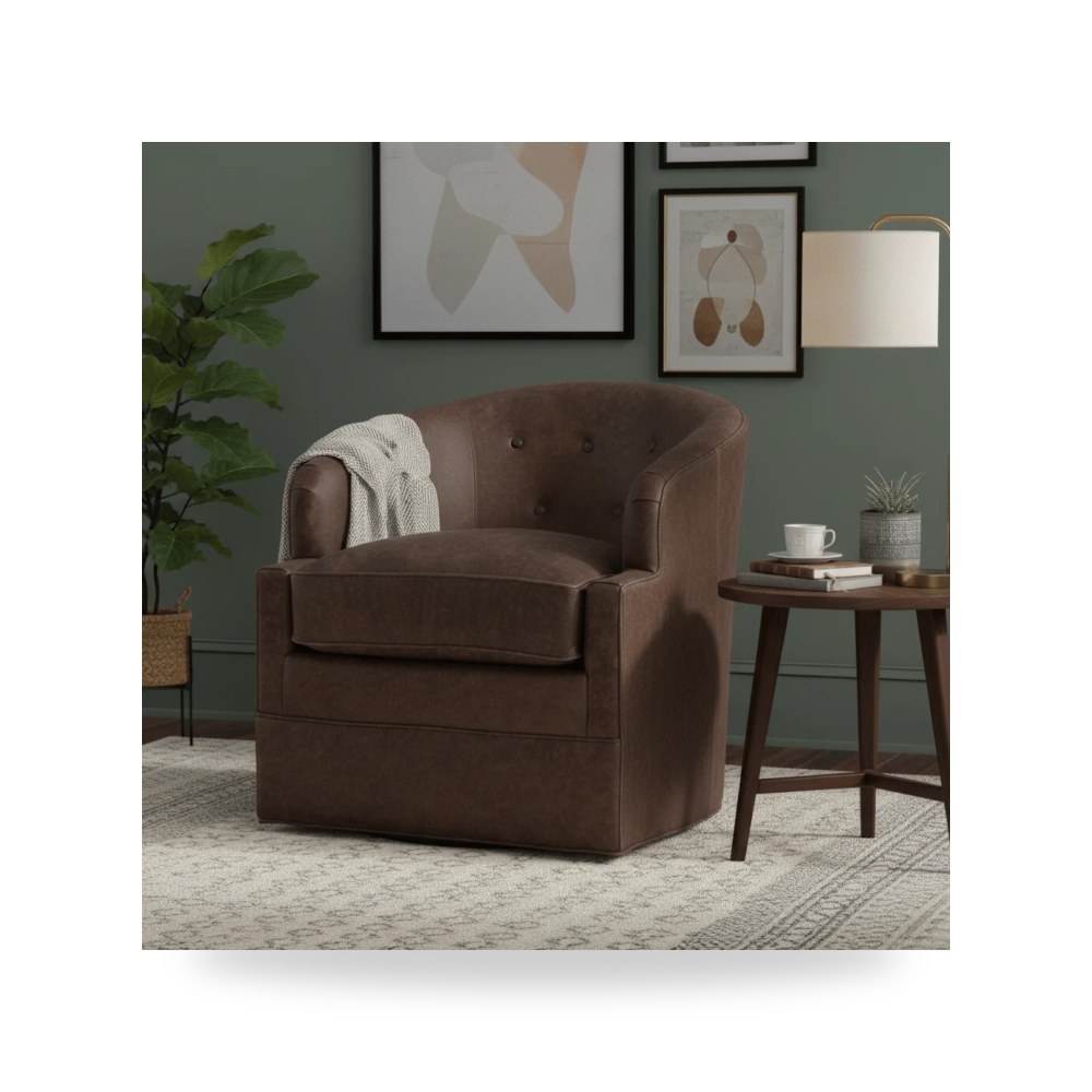 كرسي جلوس بتصميم أنيق - Product OverviewBryson Swivel Chair كرسي دوار - من Fairfield