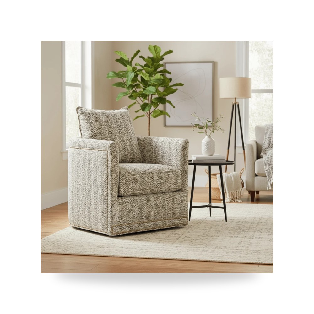 كرسي جلوس بتصميم أنيق - Product OverviewChristine Swivel Chair - من Fairfield Chair