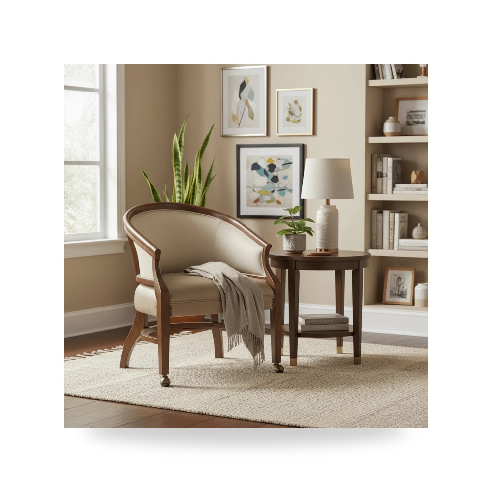 كرسي جلوس بتصميم أنيق - كرسي Fairfield Chair موديل 6080 A2 - طراز 6080-A2