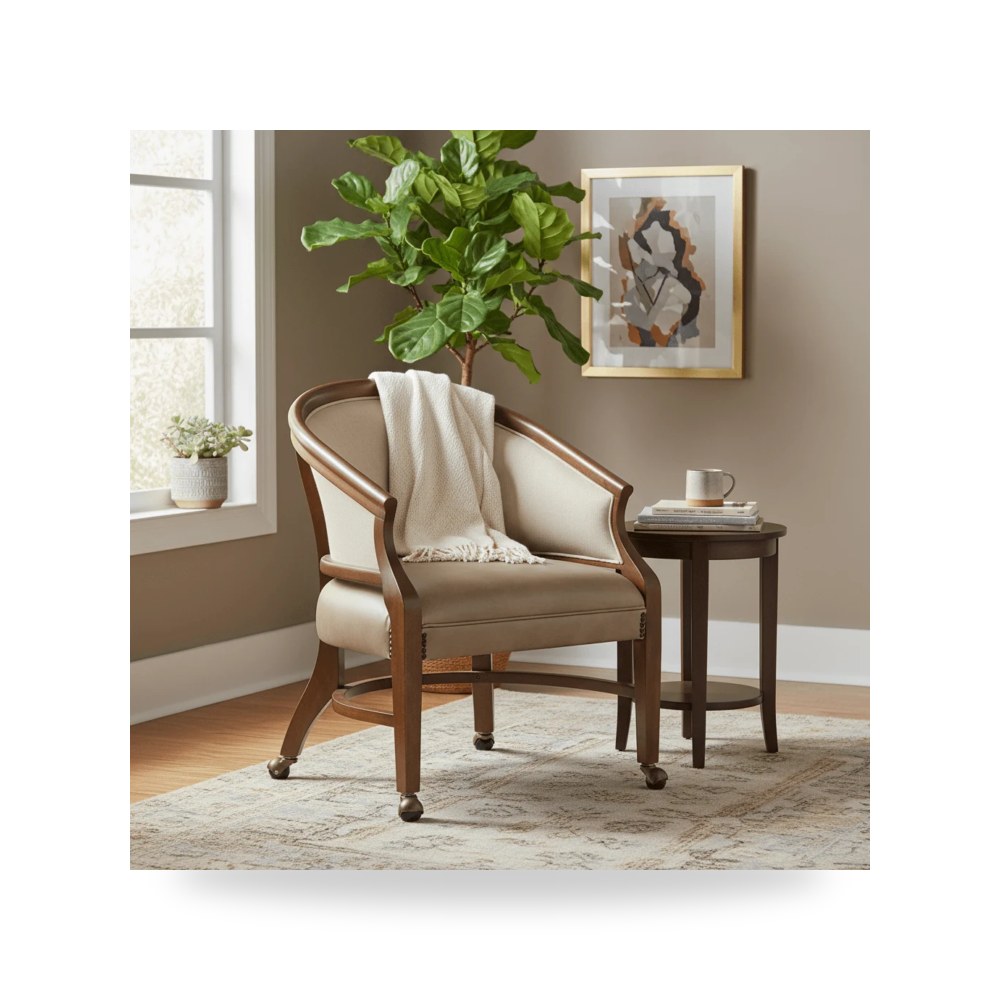 كرسي جلوس بتصميم أنيق - كرسي Fairfield Chair موديل 6080 A4 - طراز 6080-A4