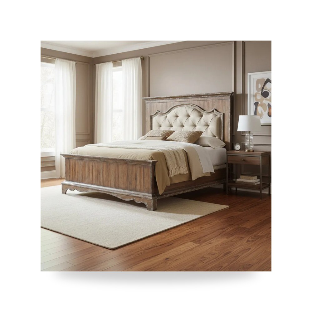 سرير نوم فاخر - سرير نوم أحمر Hooker موديل 5300 90850 - من Hooker Furniture