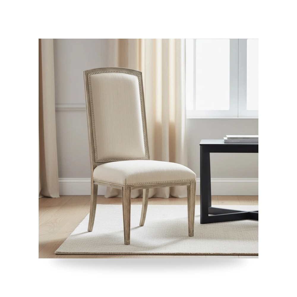 كرسي جلوس بتصميم أنيق - كرسي Sanctuary Cambre معتمد - من Hooker Furniture