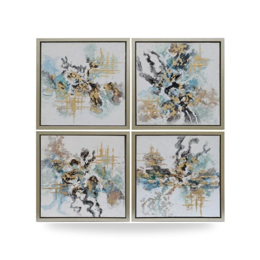 لوحة جدارية كانفس فن تجريدي Crestview موديل كريستفيو كولكشن Crestview Collection