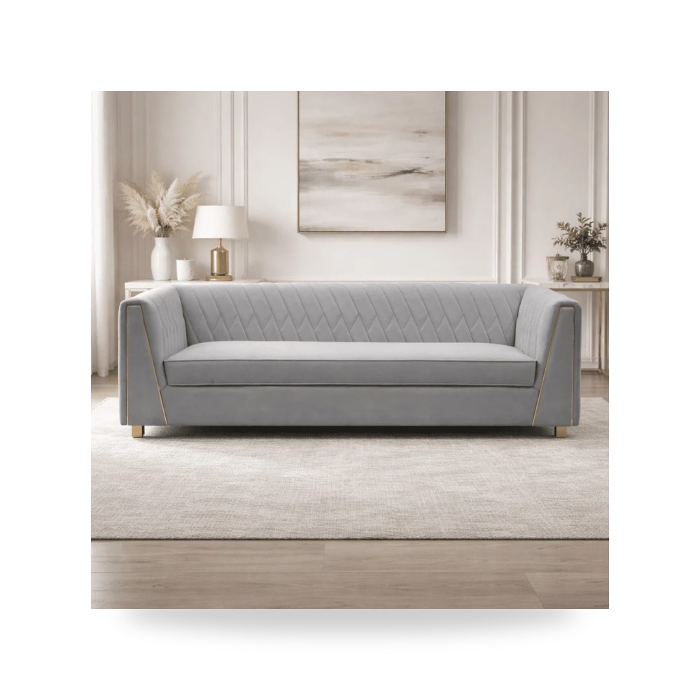 أضواء ديكورية - إضاءة قطيفة رمادي Wafa TOV - من TOV Furniture - طراز TOV-IHS68204
