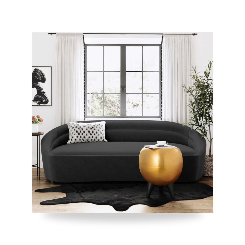 أريكة قطيفة أسود Ellison توف فيرنتشر TOV Furniture