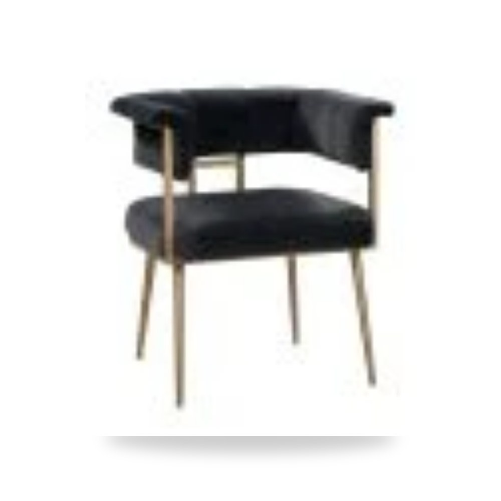 كرسي جلوس بتصميم أنيق - كرسي قطيفة رمادي Astrid TOV - من TOV Furniture - طراز TOV-D44022