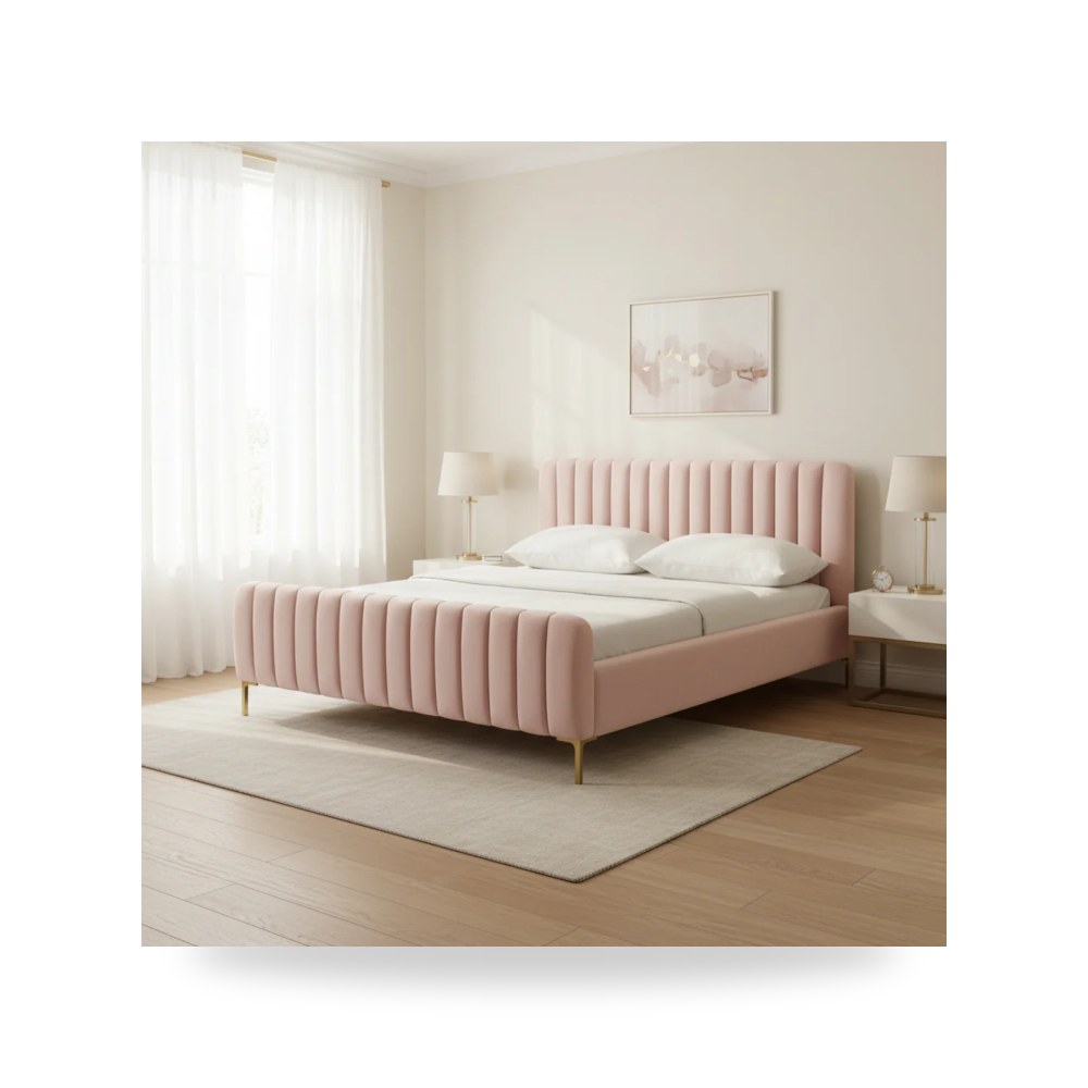 سرير Angela Blush توف فيرنتشر TOV Furniture