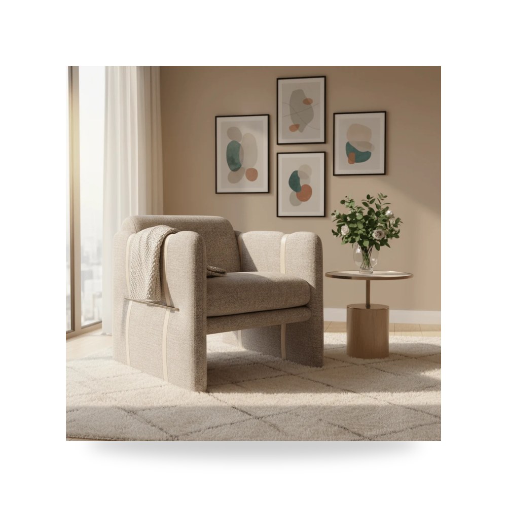 كرسي جلوس بتصميم أنيق - كرسي Caracole موديل UPH 022 033 B - طراز UPH-022-033-B
