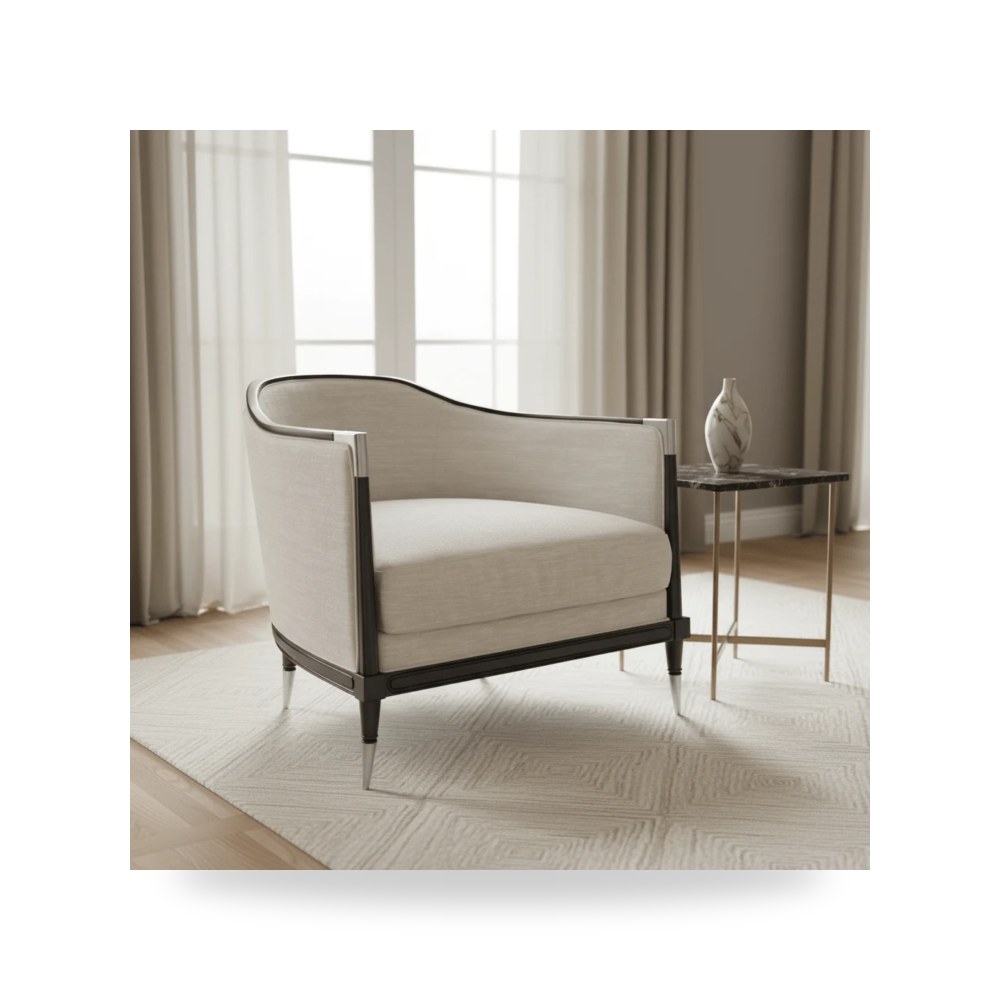 كرسي جلوس بتصميم أنيق - كرسي Caracole موديل UPH 420 132 B - طراز UPH-420-132-B