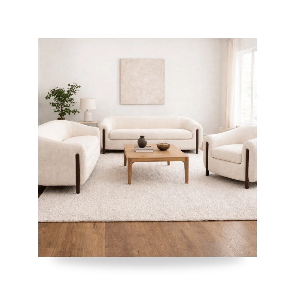 طقم كنب غرفة معيشة بيج روتس موديل ZHA03-Set