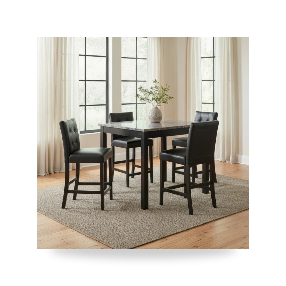 كرسي طعام فاخر - طقم غرفة طعام Ashley موديل D154 223 - طراز D154-223