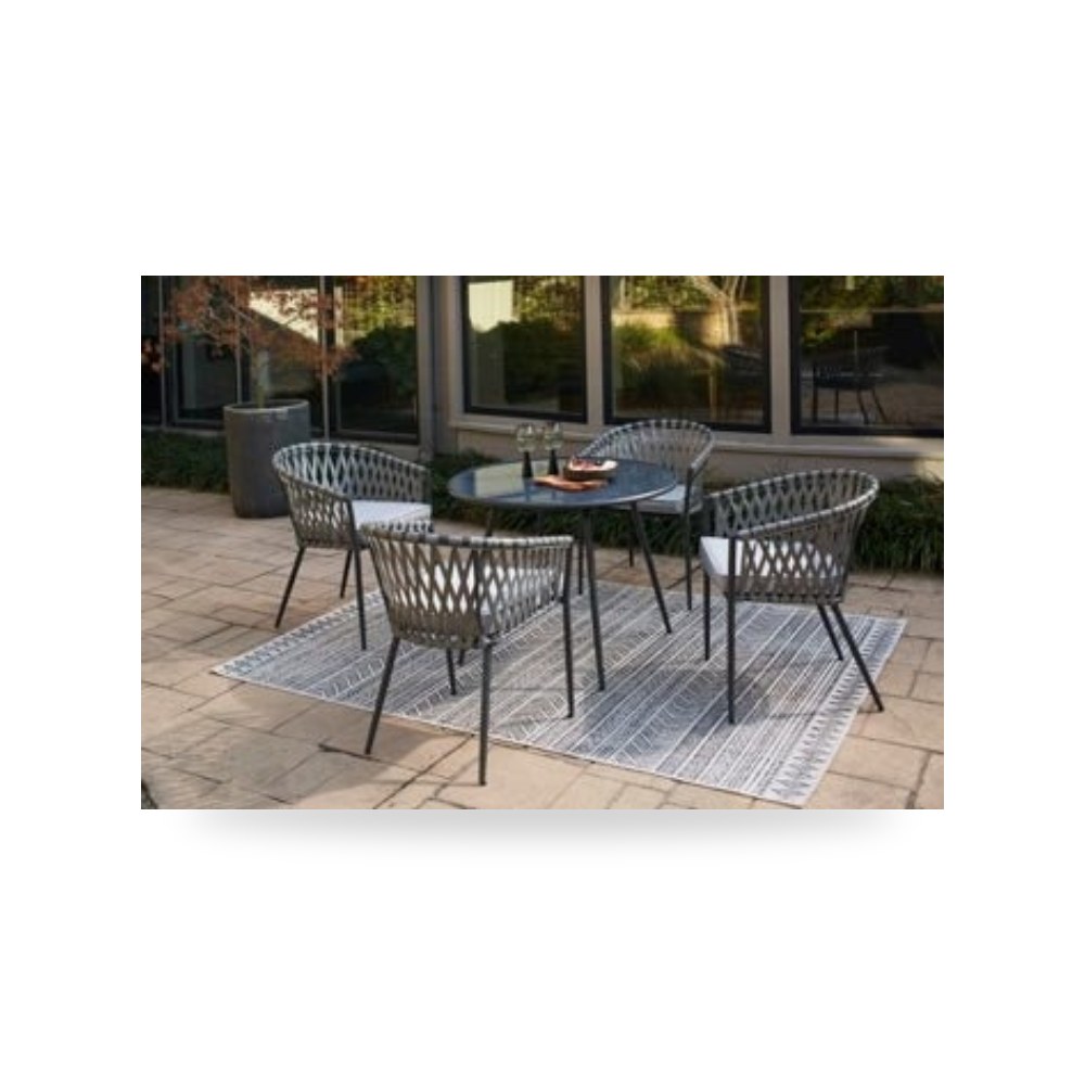 كراسي ومقاعد فاخرة - طاولة Outdoor Ashley معتمد - طراز P372-Set