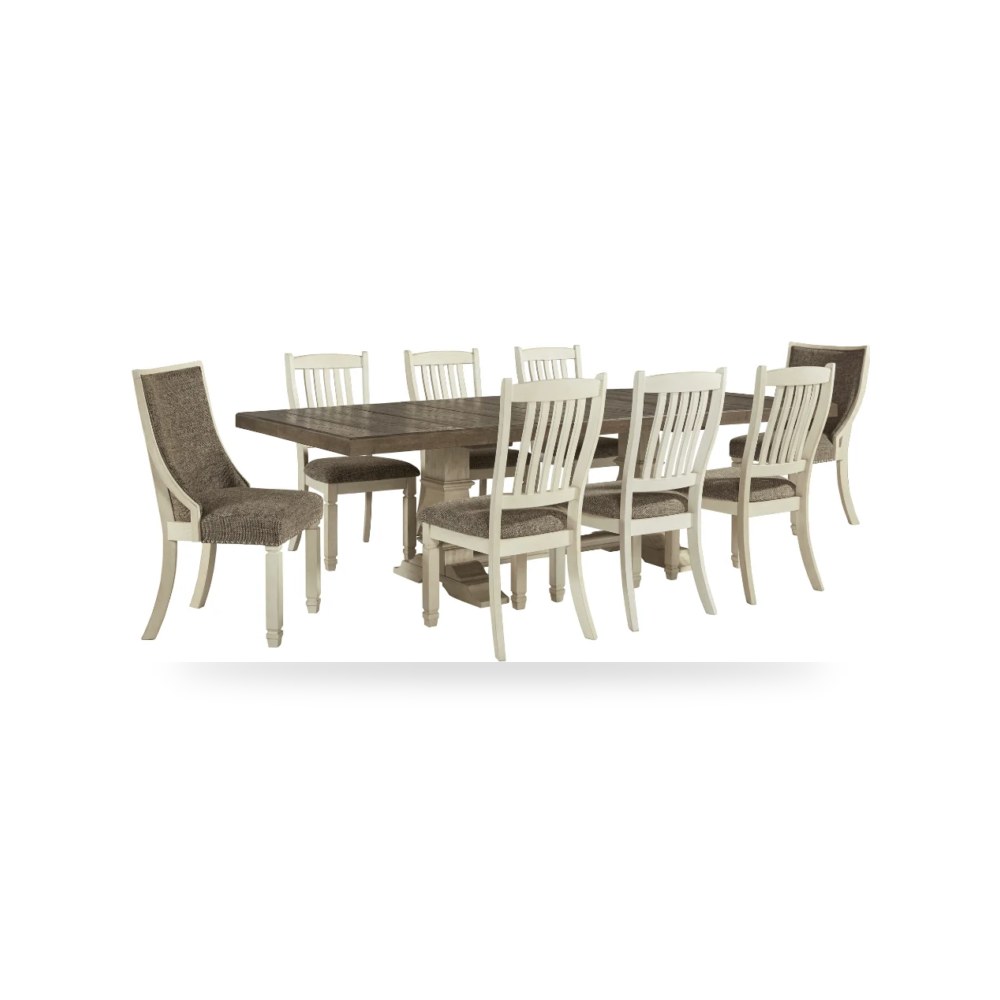 كرسي طعام فاخر - طقم غرفة طعام Ashley موديل D647 55SET