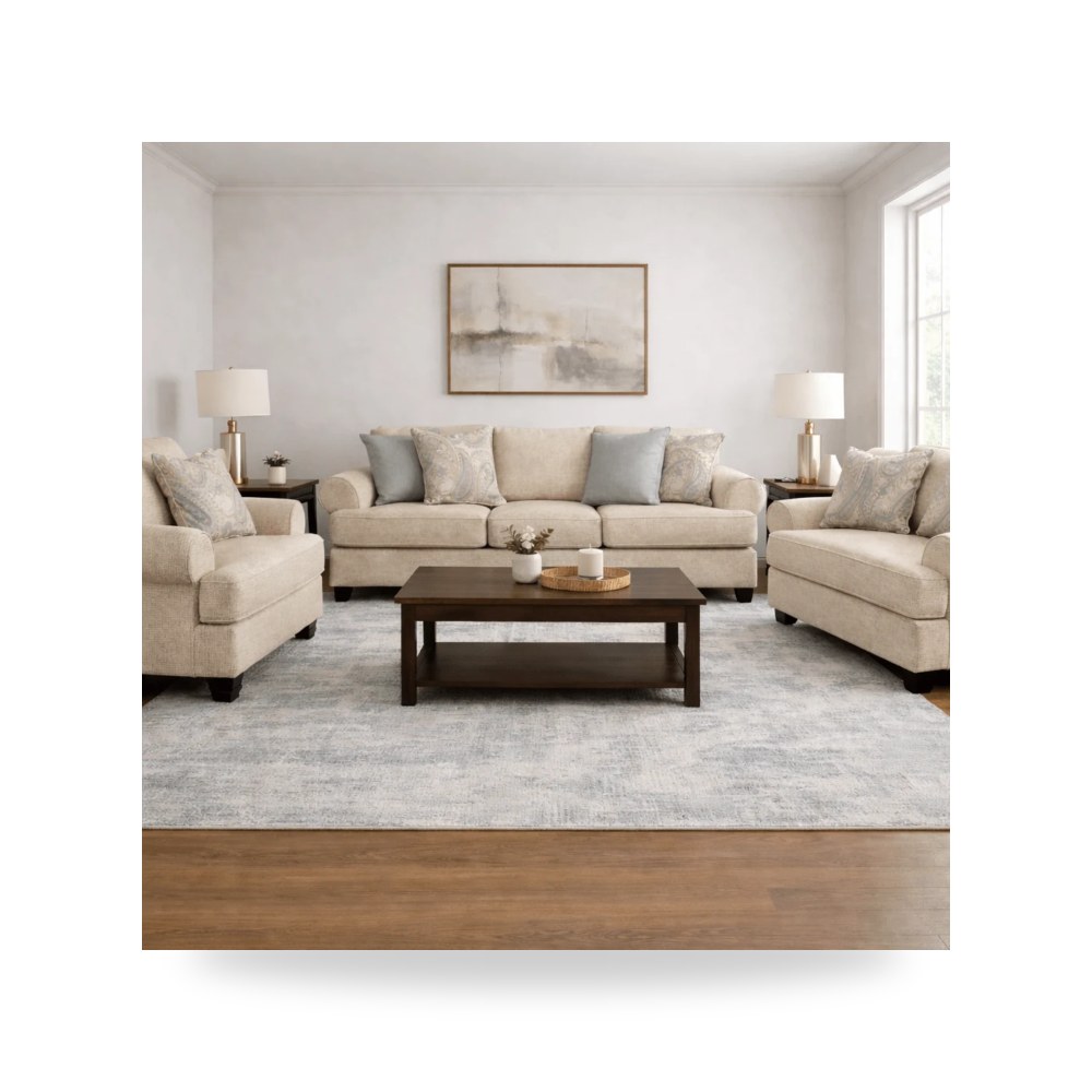 طقم كنب غرفة معيشة آشلي Ashley Furniture موديل 96205 AC