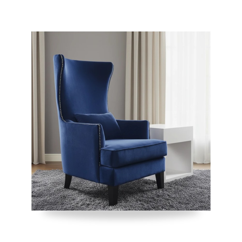 كرسي جلوس بتصميم أنيق - كرسي كحلي Bristol Tall TOV - من TOV Furniture - طراز 289303-1040