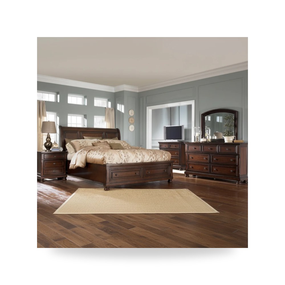 طقم غرفة نوم آشلي Ashley Furniture موديل B697 QueenSleigh موديل