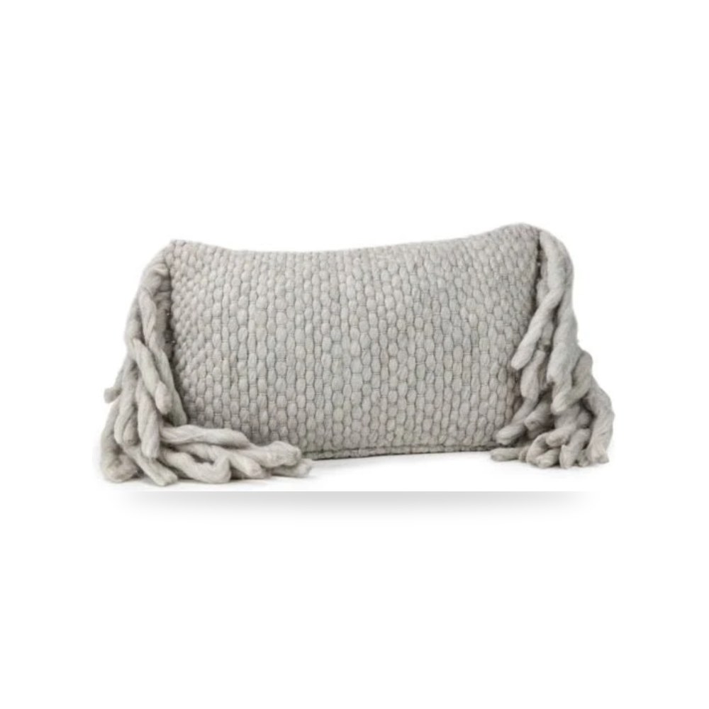 وسادة نوم مريحة - Afrino Wool Grey Pillow - من TOV Furniture - طراز TOV-C18188