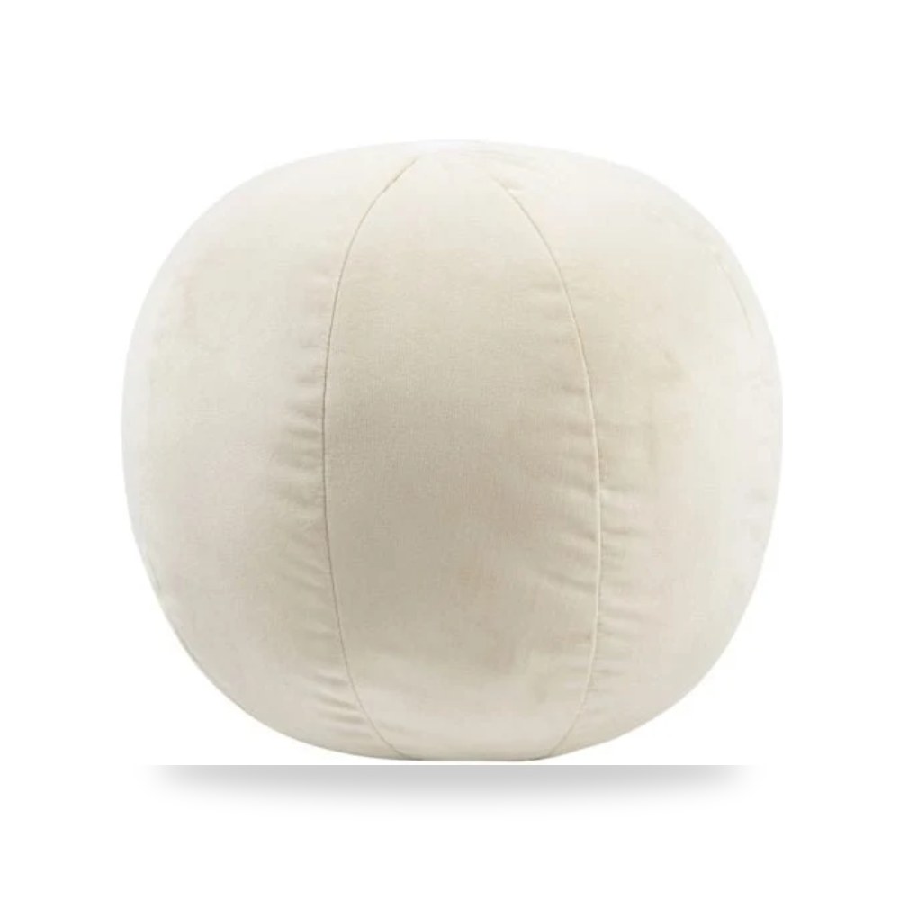 وسادة نوم مريحة - Boba 9 Cream Velvet Pillow - من TOV Furniture - طراز TOV-C68170