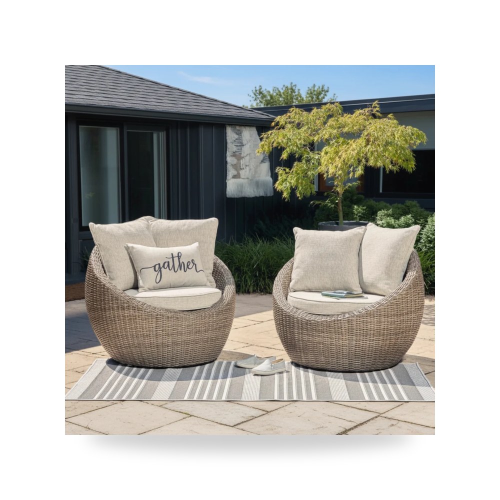 كراسي ومقاعد فاخرة - وسادة Danson Swivel Lounge - طراز P505-821