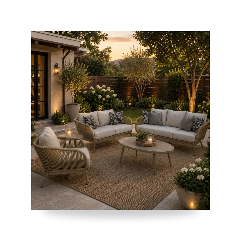 كراسي ومقاعد فاخرة - Outdoor Sets Ashley موديل P390 Set