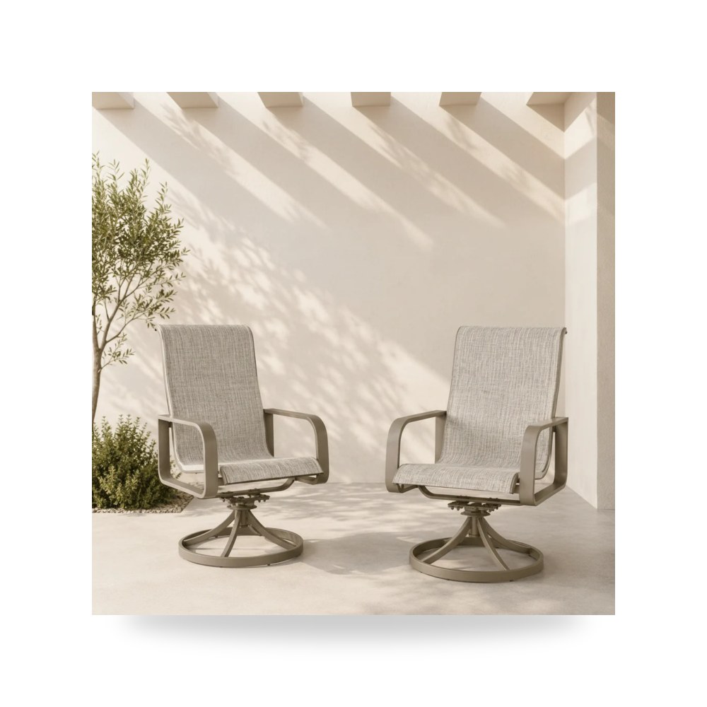 كرسي جلوس بتصميم أنيق - كرسي Beach Swivel معتمد - طراز P323-603A