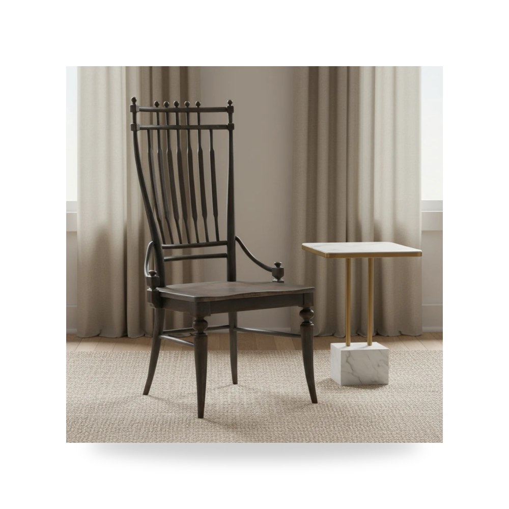 كرسي جلوس بتصميم أنيق - كرسي Arabella Windsor معتمد - من Hooker Furniture