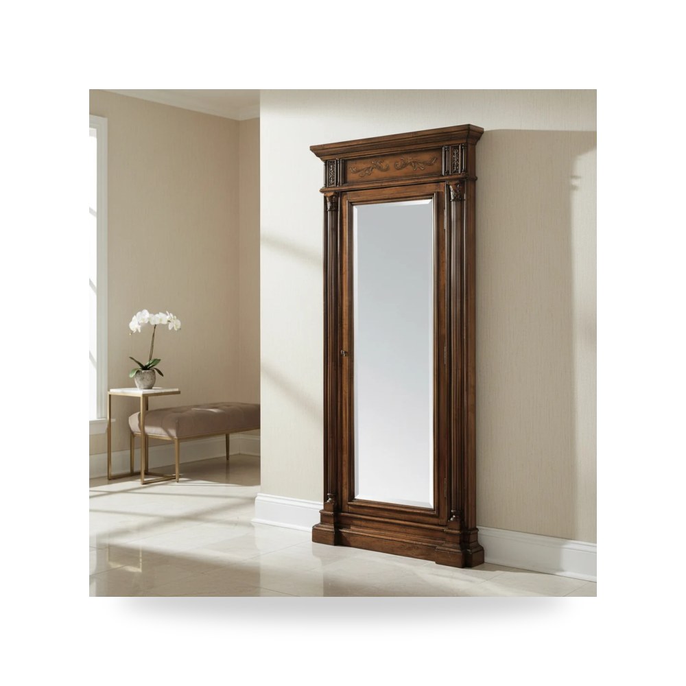 مرآة Armoire Storage Hooker