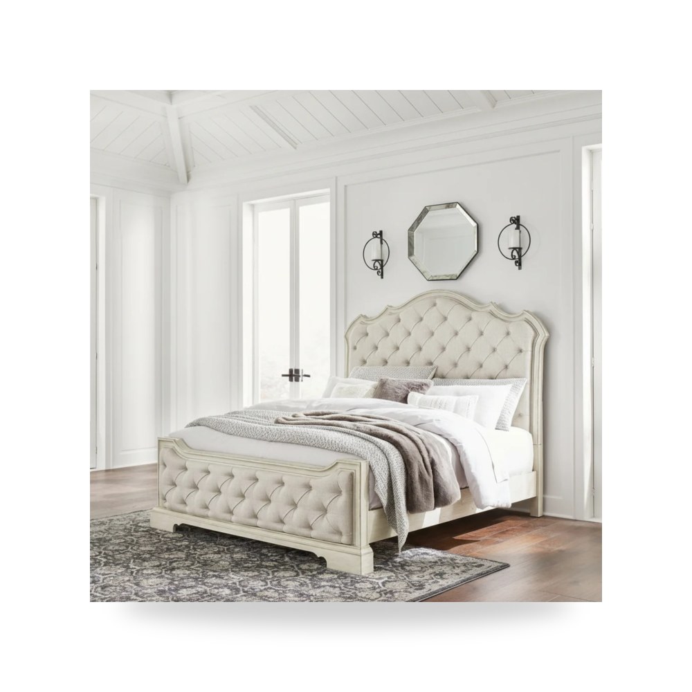 سرير نوم فاخر - سرير Arlendyne Ashley معتمد - طراز B980-KingBed