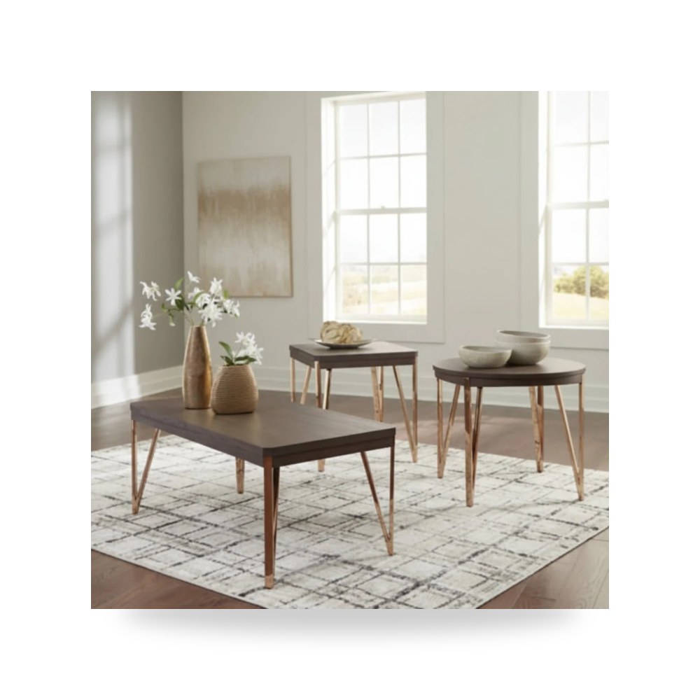 طقم طاولات آشلي Ashley Furniture موديل T404 13 موديل T404-13