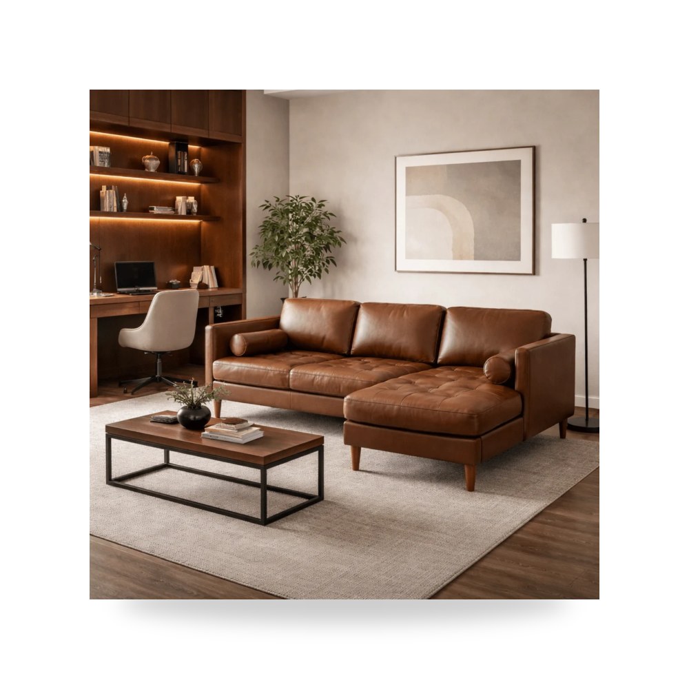 كنب زاوية أريكة مقطعية روتس موديل USk3786-LL-RC