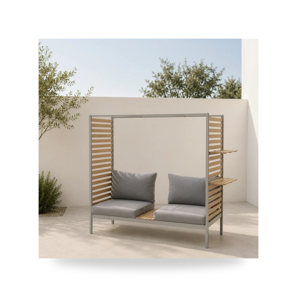 أريكة رمادي Copenhagen Felmacony Outdoor موديل 3014000082 Compact Outdoor Living