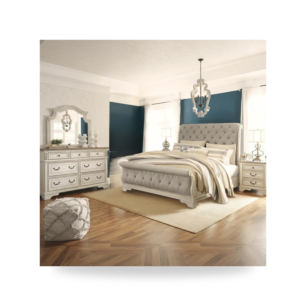 طقم غرفة نوم آشلي Ashley Furniture موديل B743 KingSliegh موديل