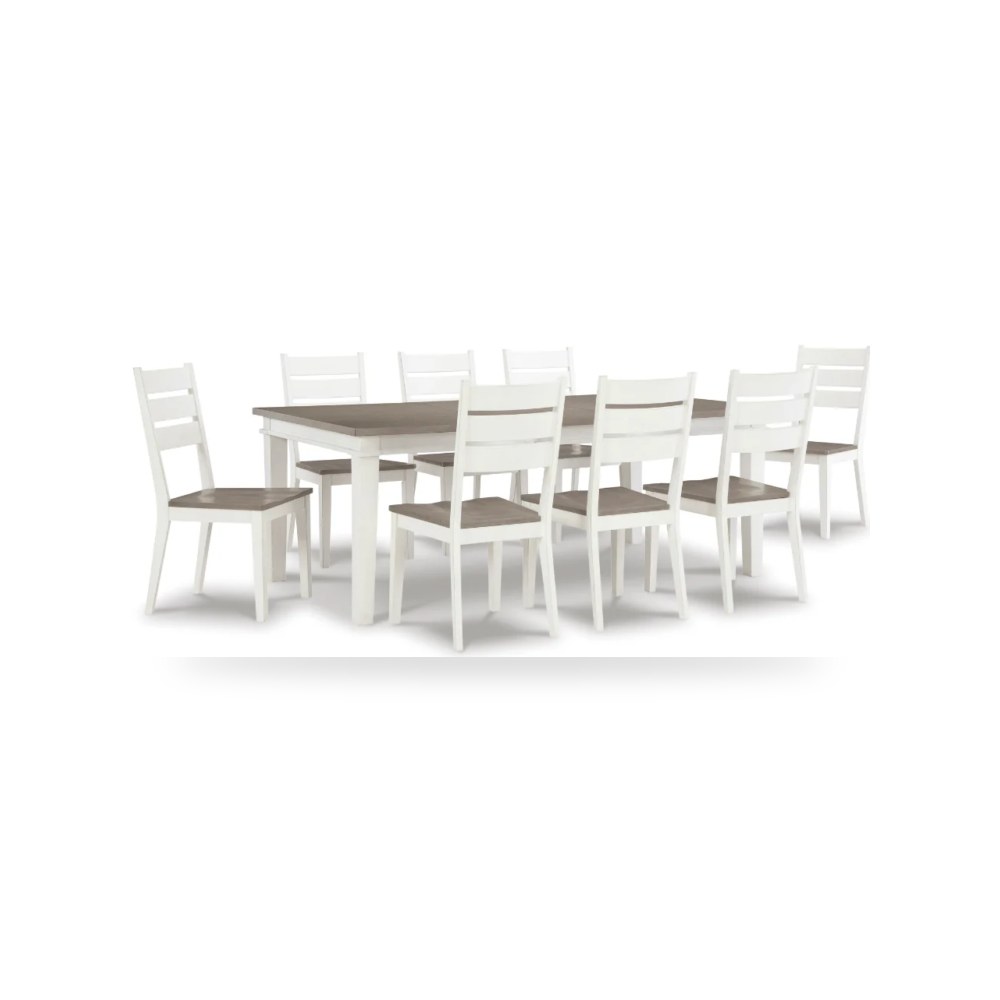 كرسي طعام فاخر - طقم غرفة طعام Ashley موديل D597 set - طراز D597-set