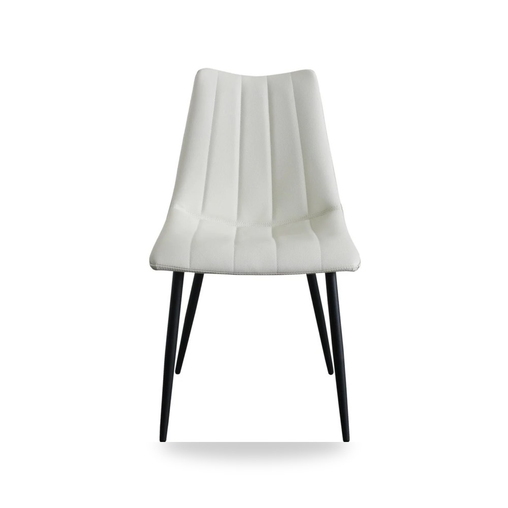 كرسي طعام فاخر - كرسي طعام عاجي Alibi Ivory M2 Moes - من Moe's Home - طراز UU-1022-05
