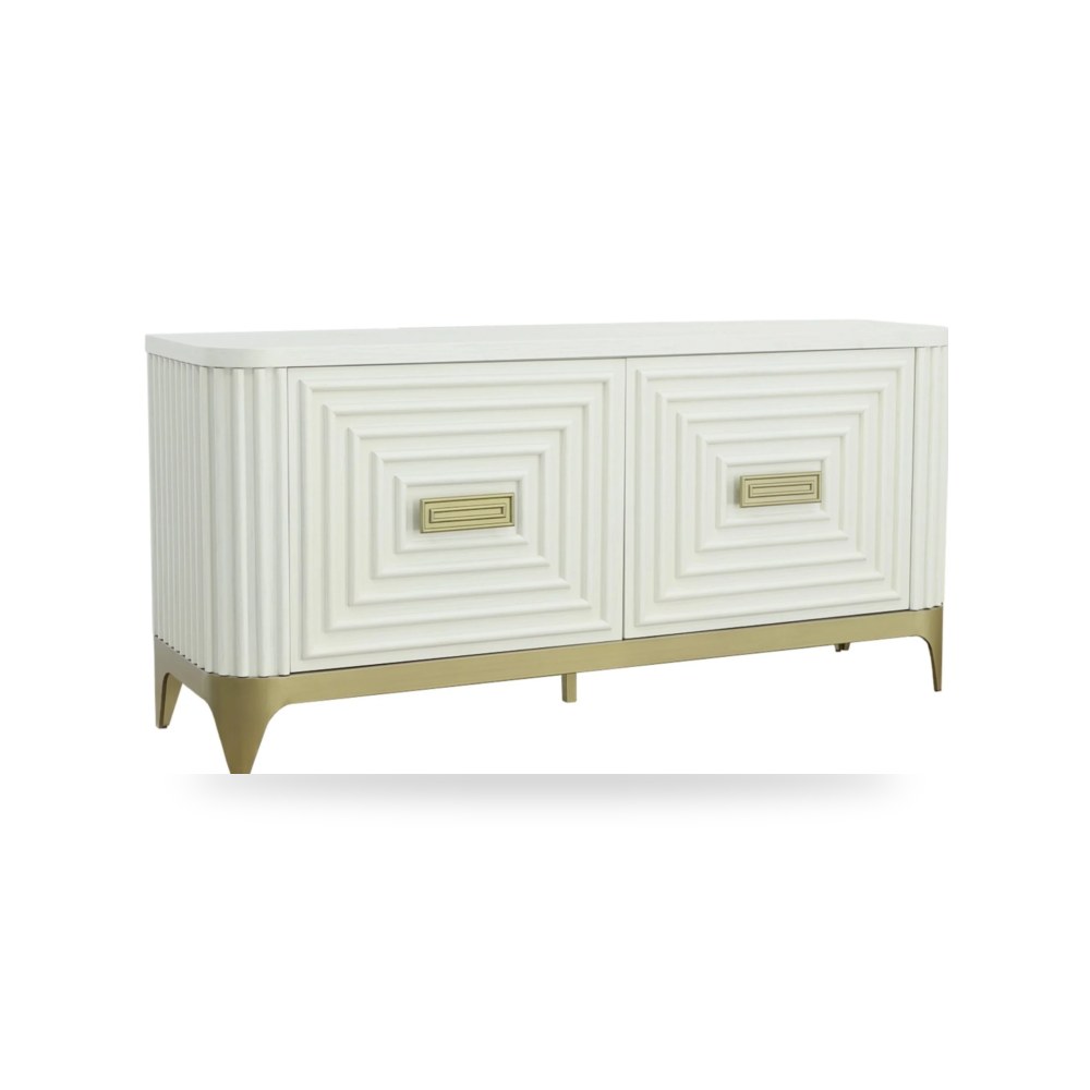 بوف ومسند قدم عثماني - بوفيه كونسول أحمر Fairfield Chair موديل 8098 - طراز 8098-96