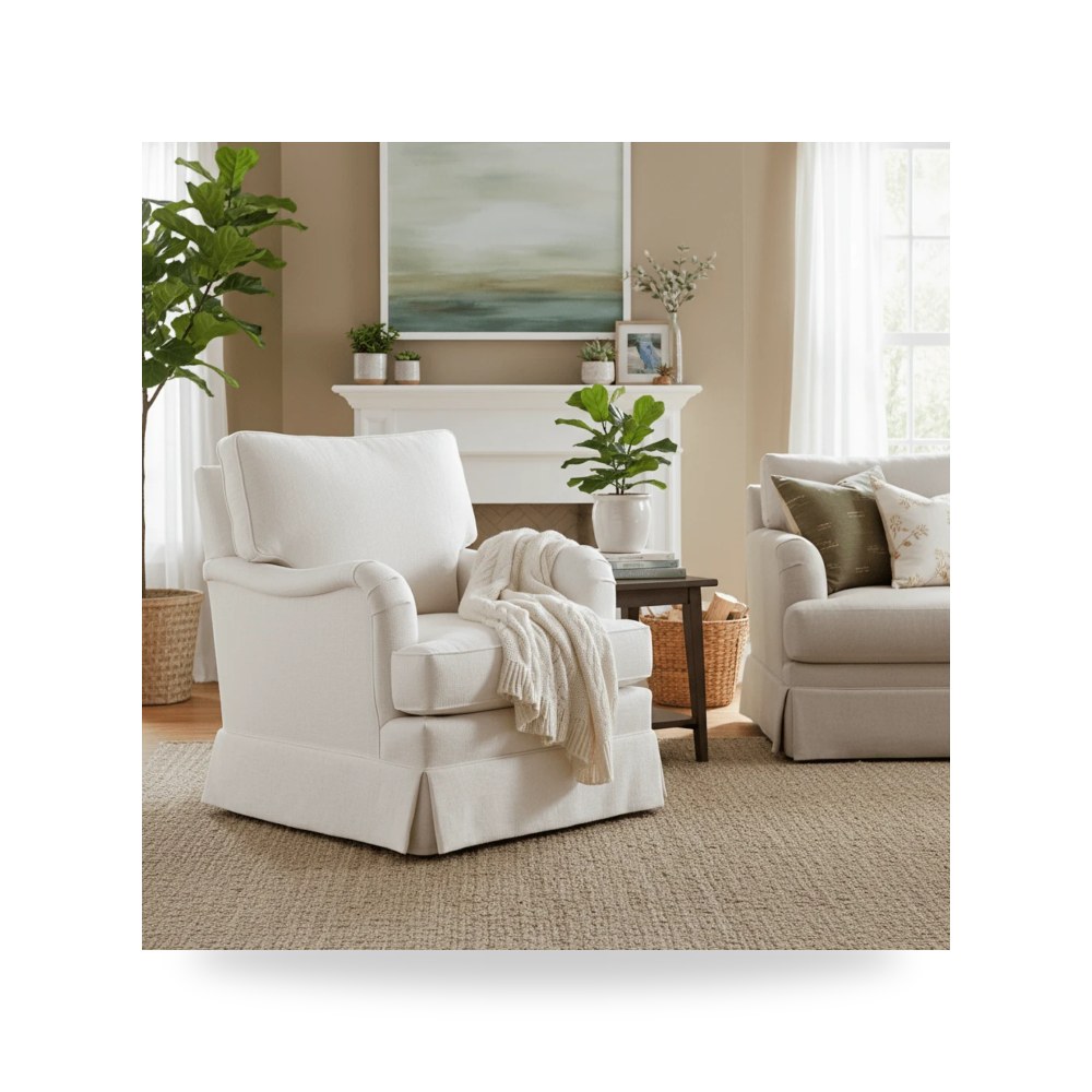 كرسي جلوس بتصميم أنيق - كرسي Fairfield Chair موديل 1EBS 32 - طراز 1EBS-32