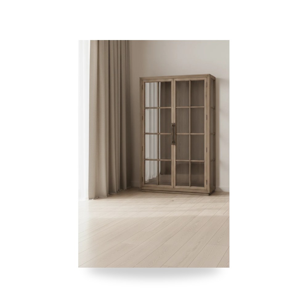 كراسي ومقاعد فاخرة - خزانة Everett Curio معتمد - من Fairfield Chair - طراز M017-18