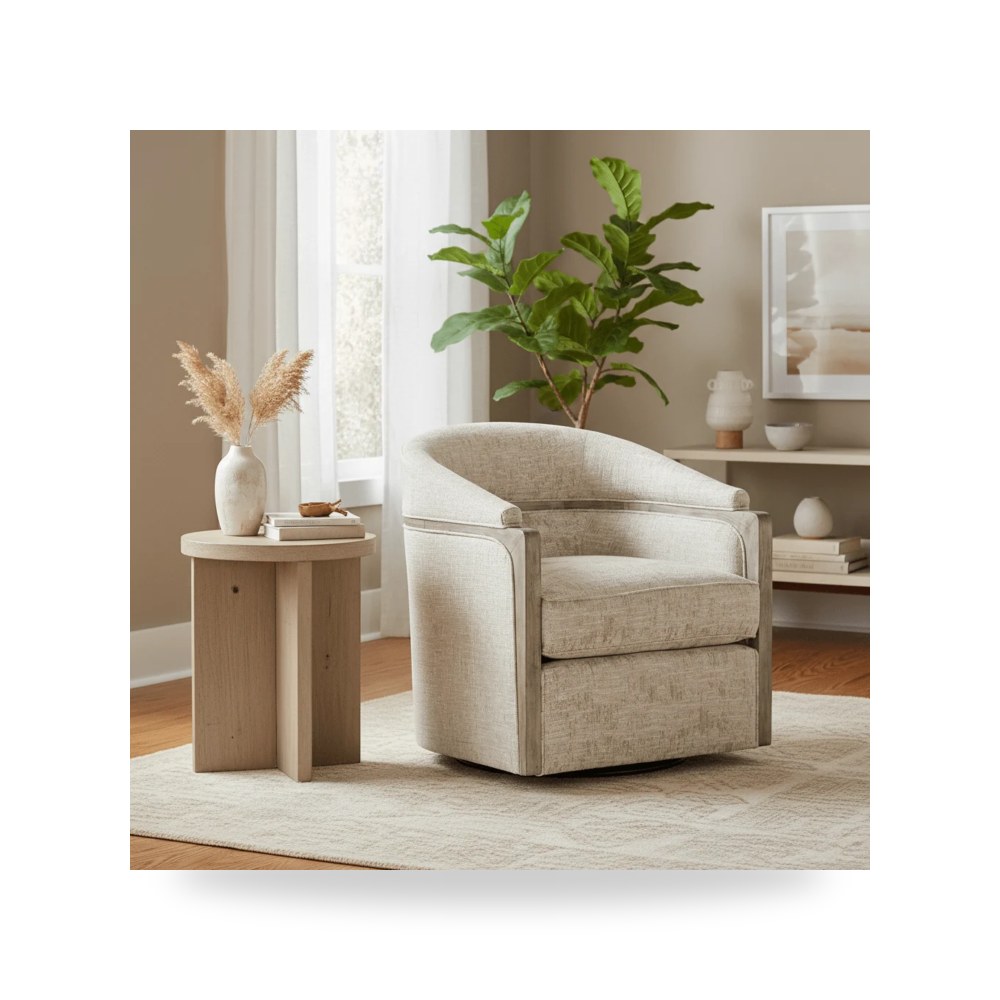 كرسي جلوس بتصميم أنيق - كرسي Forester Swivel Fairfield - من Fairfield Chair - طراز 6198-31