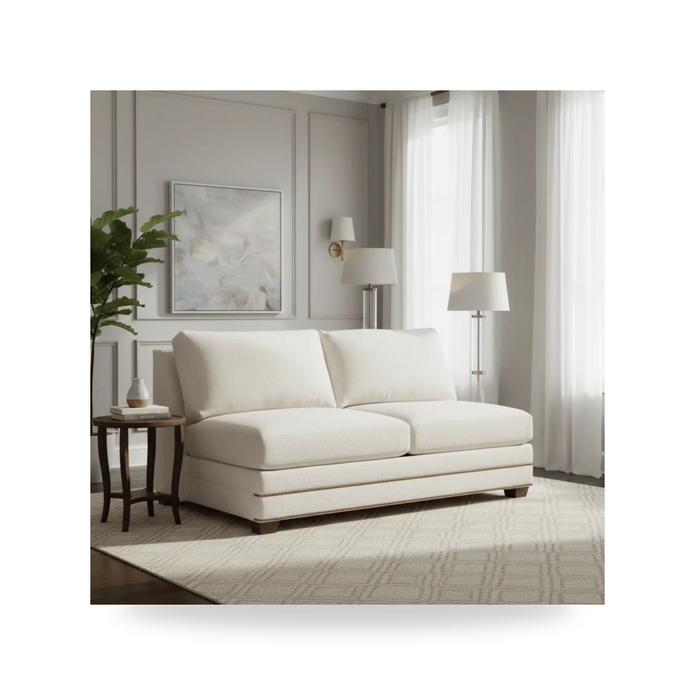 كنب ثنائي بدون أذرع أفالون Avalon Armless Loveseat من فيرفيلد Fairfield موديل 2102-79