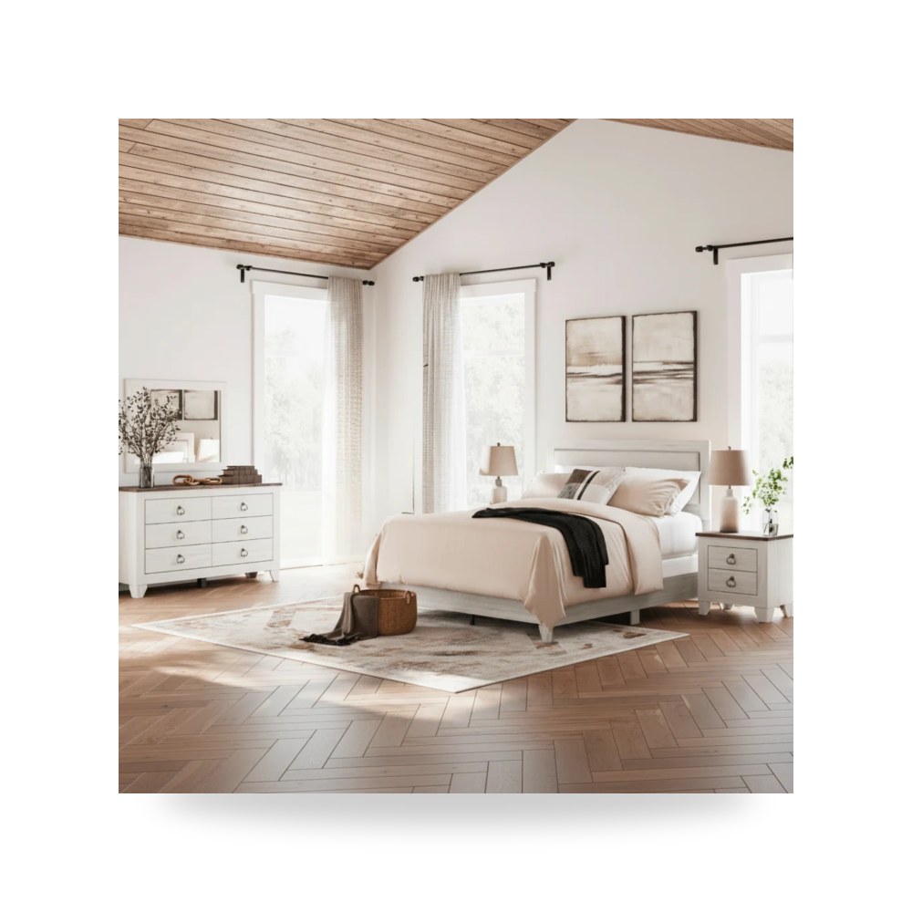 طقم غرفة نوم أحمر آشلي Ashley Furniture موديل B4804 QueenUPH موديل