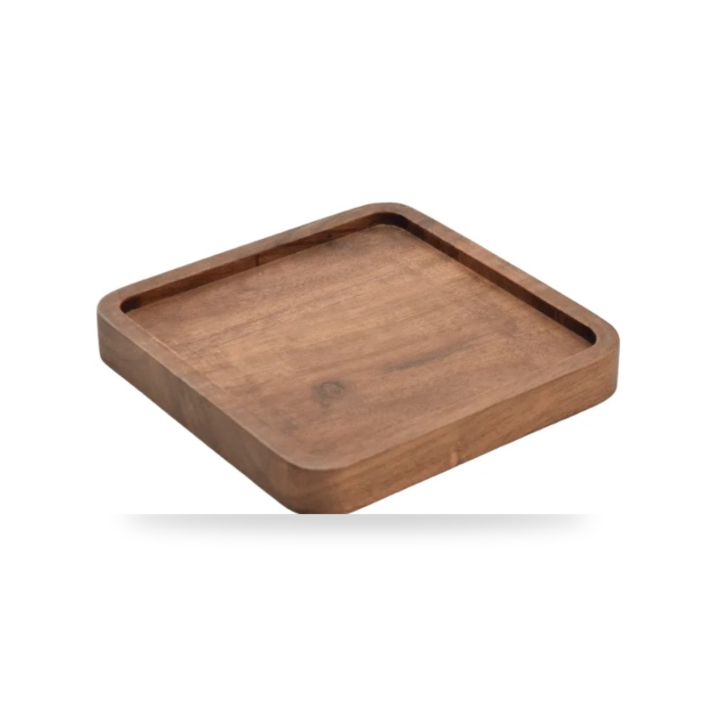 خشب Square Tray