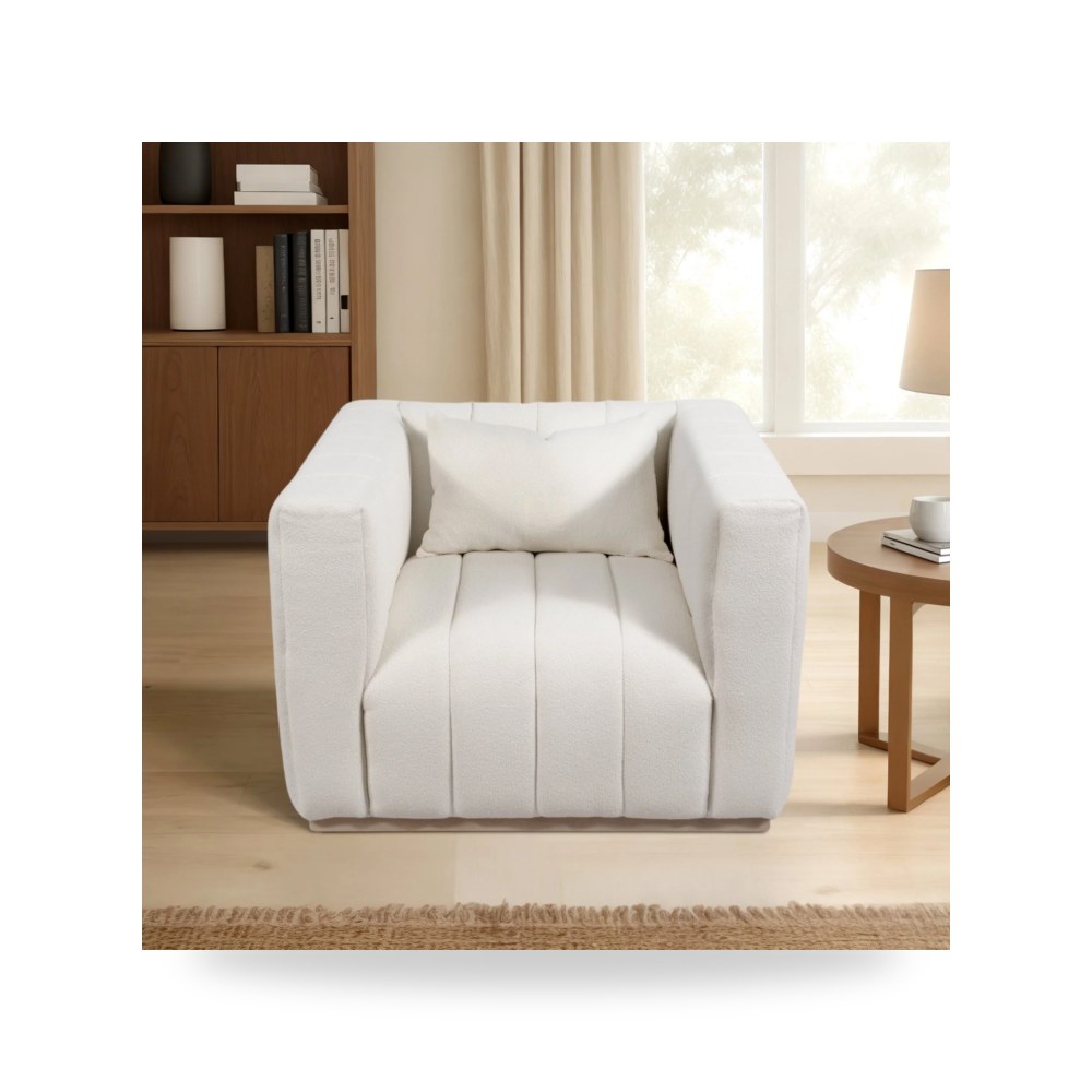 كرسي عاجي Andreeva Sagebrook Home