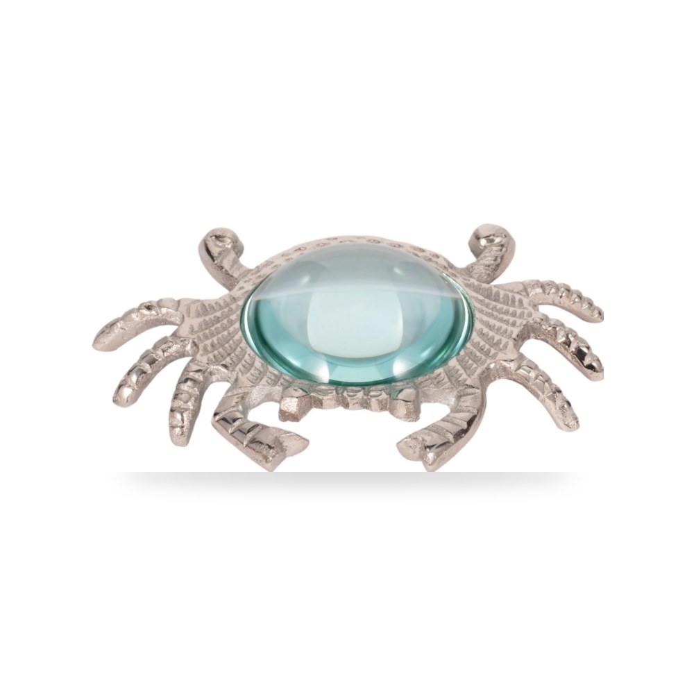 زجاج فضي Crab Sagebrook Home