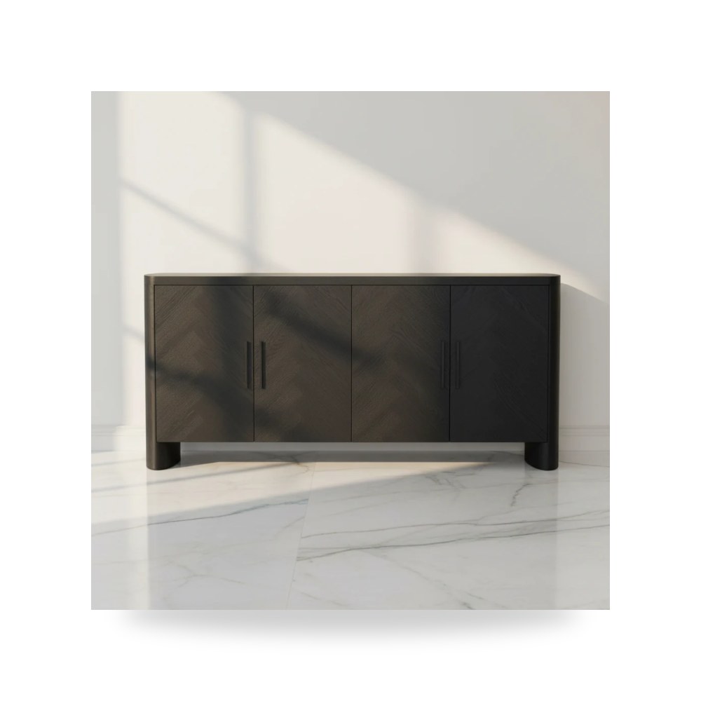 بوف ومسند قدم عثماني - بوفيه كونسول Moe's Home موديل VL 1089 02 - طراز VL-1089-02