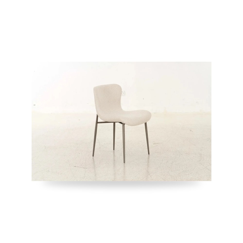 كرسي طعام فاخر - Denna Beige Dining Chair - طراز R1572-D0003SC