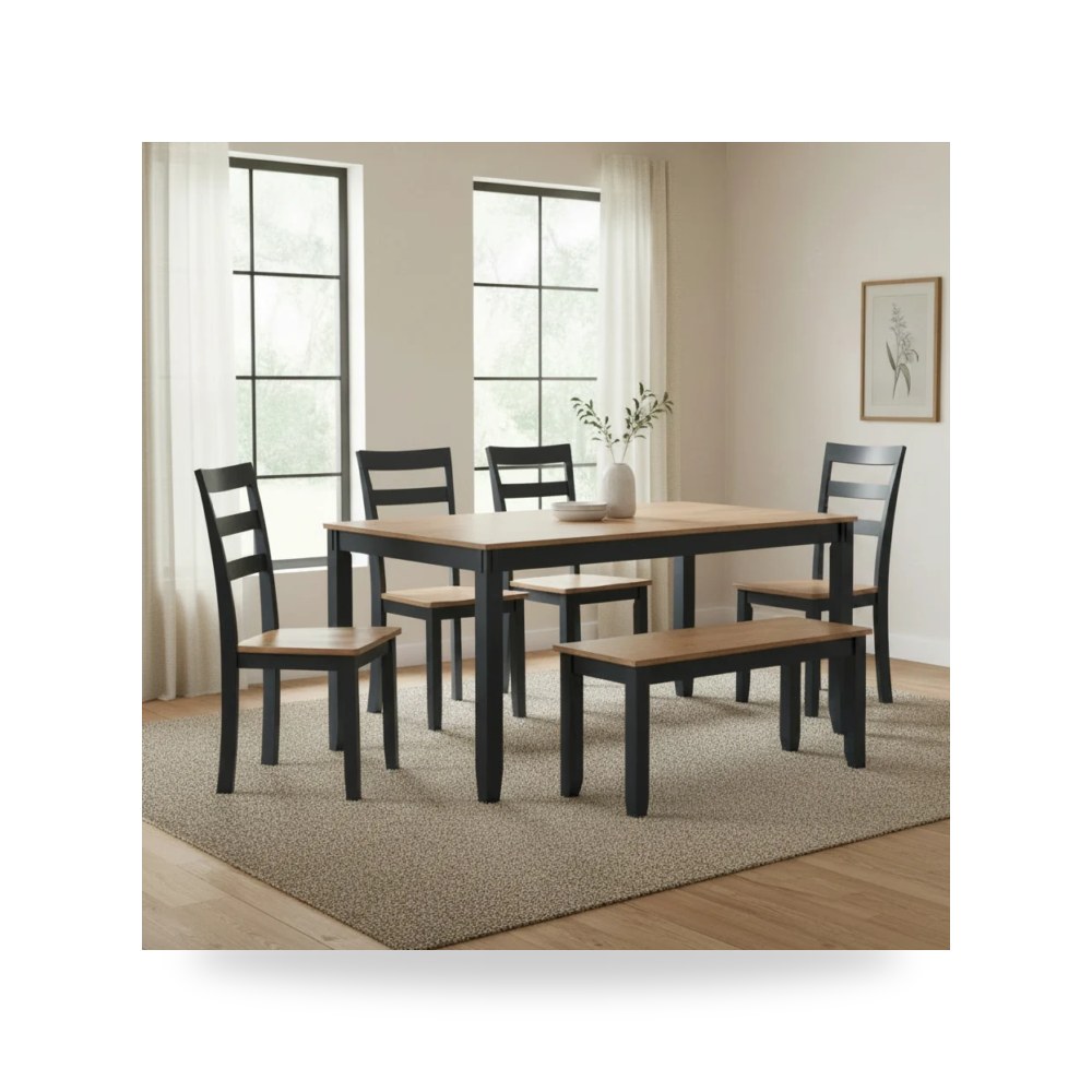 كرسي طعام فاخر - طقم غرفة طعام Ashley موديل D399 325 - طراز D399-325