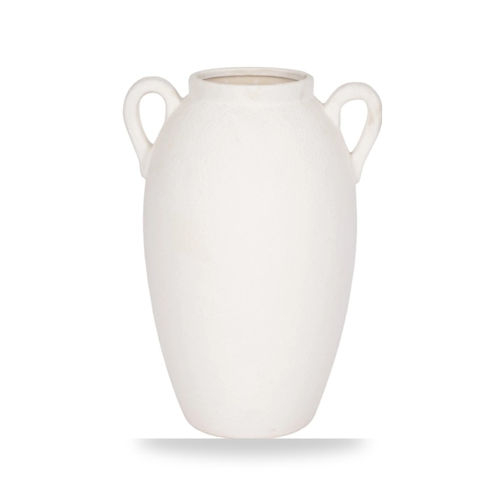 فازة زينة أبيض Sagebrook Home موديل 19079 02